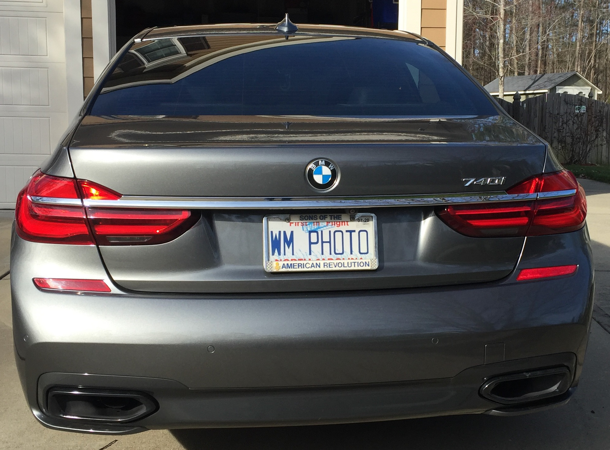BMW rear view