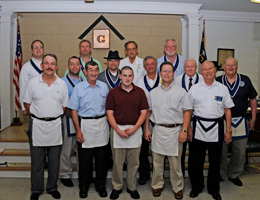 Todd as Master Mason